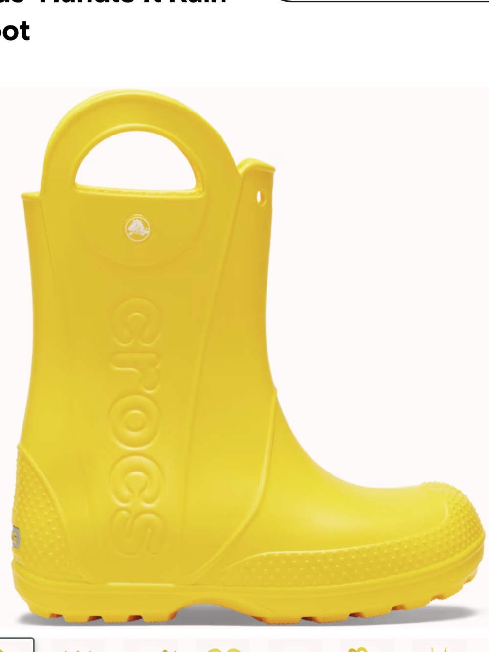 Crocs Kids Handle it Rain Boots. 11C